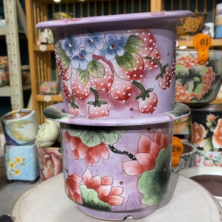 红陶景德镇艺术手绘作品