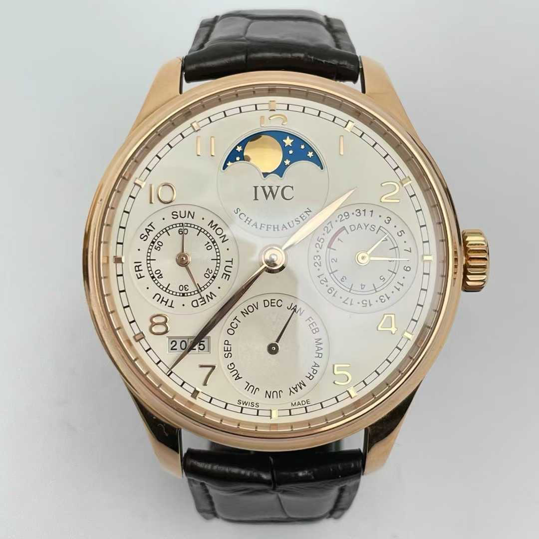 95新 IWC/万国 葡萄牙万年历/单表/IW502306/44mm/18K玫瑰金