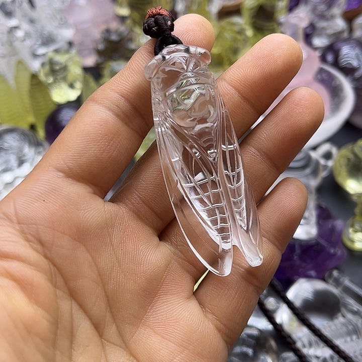 水晶摆件未镶嵌吊坠