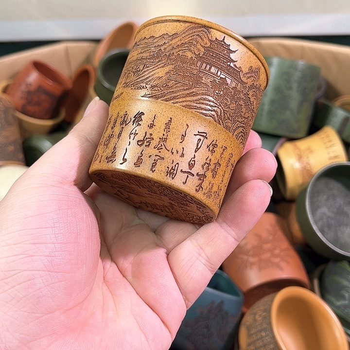 茶杯紫砂全手工紫砂主人杯