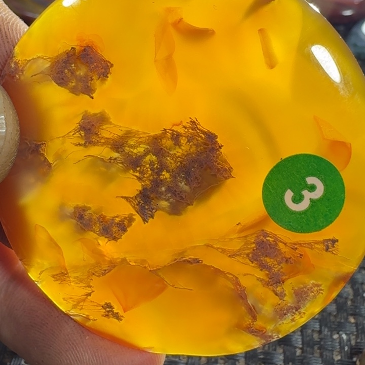 灵***兰玛瑙/玉髓未镶嵌颈饰