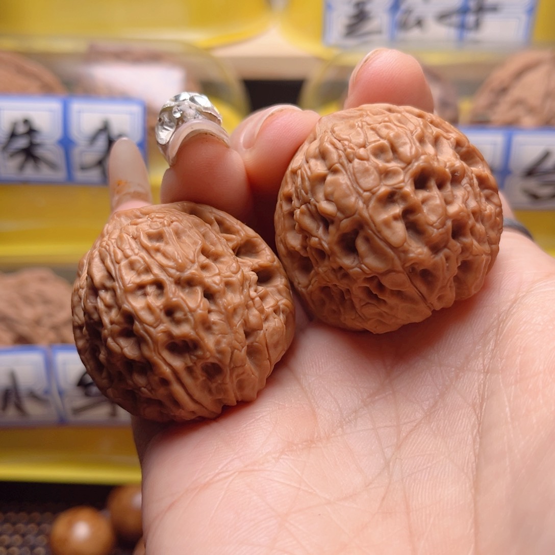 文玩核桃把件大团圆37