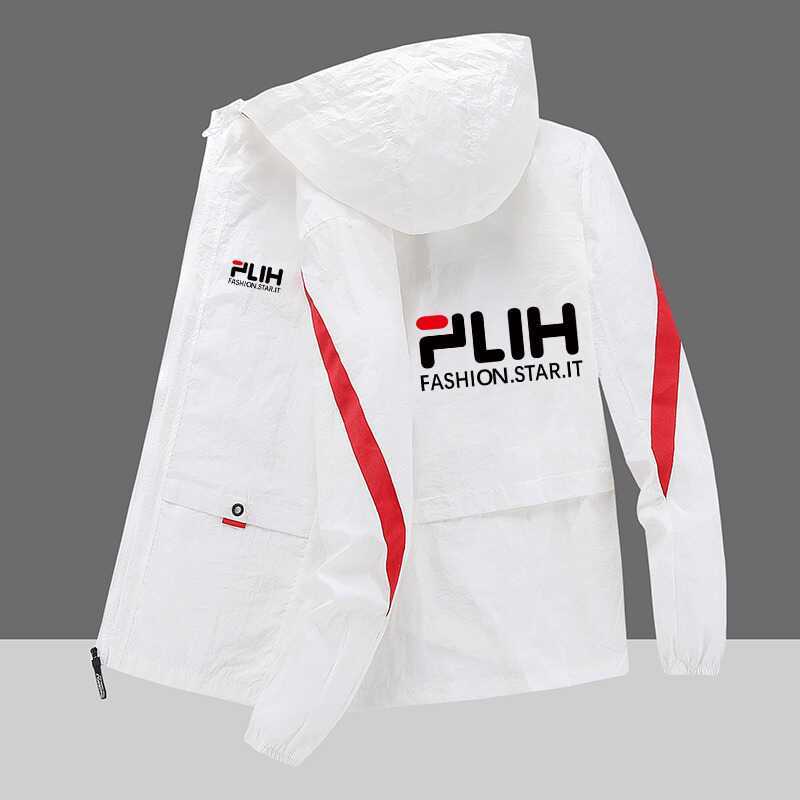 透气夏季夹克夏季户外透气防晒服休闲男士连帽情侣