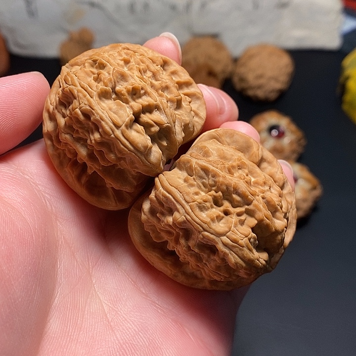 文玩核桃吊坠41白狮子全品