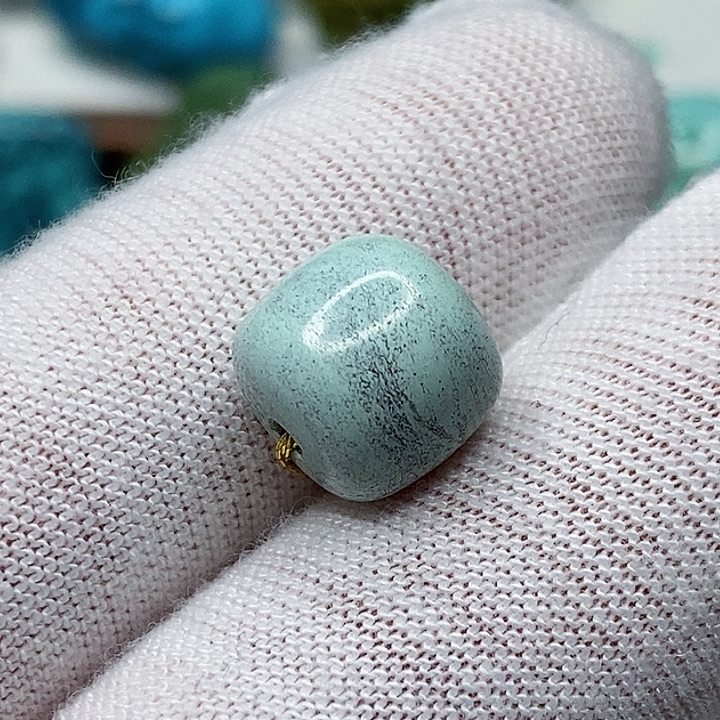 绿松石未镶嵌天然原矿 地大质检