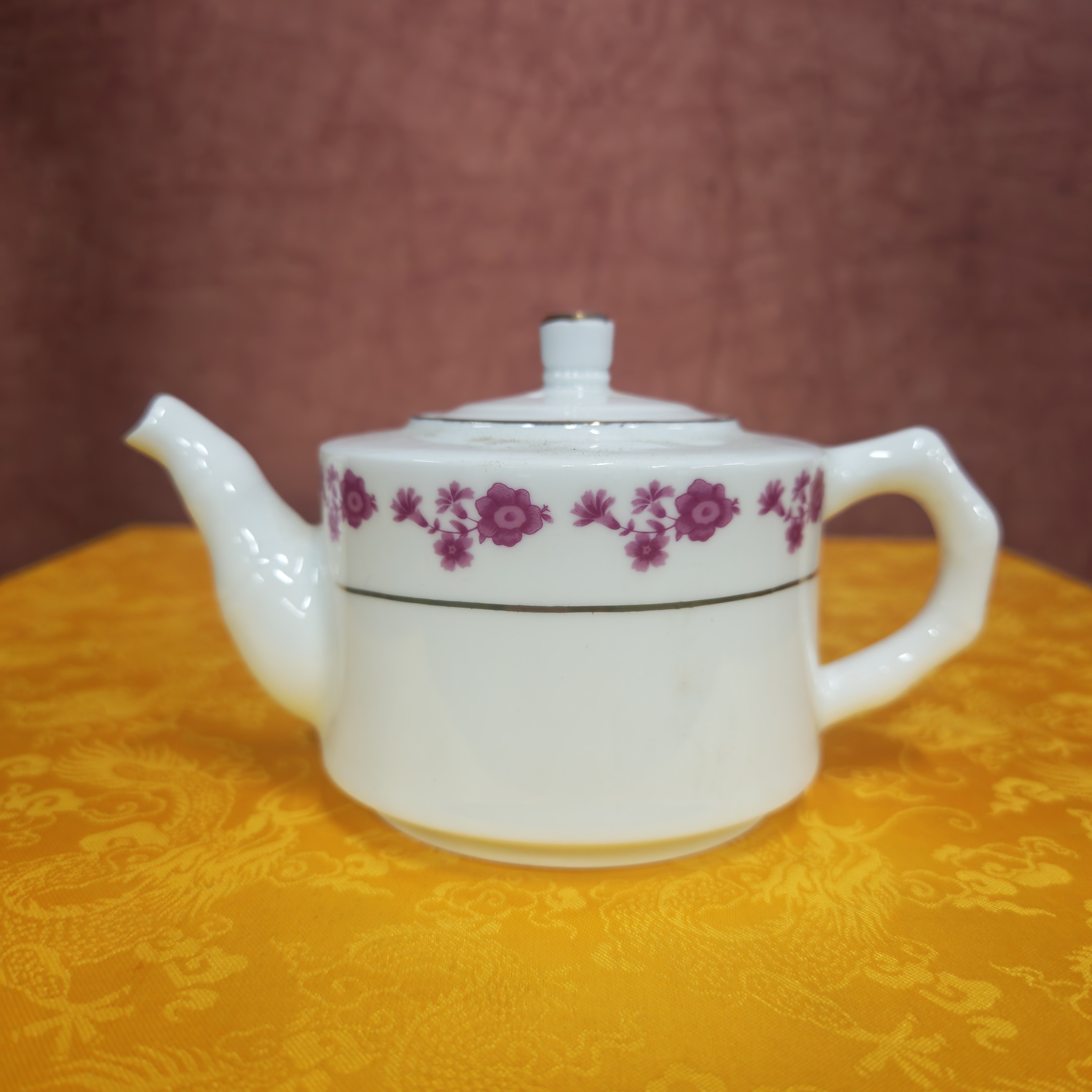  【景德镇】高温陶瓷，茶道粉花壶瓷流水9