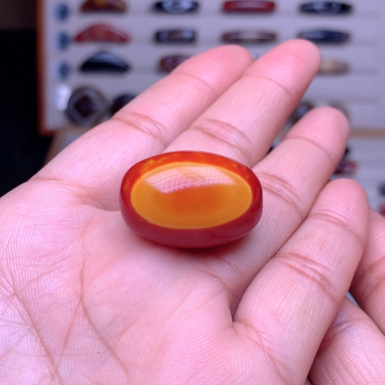 【闪购商品】玛瑙/玉髓珠宝奇石未镶嵌安*