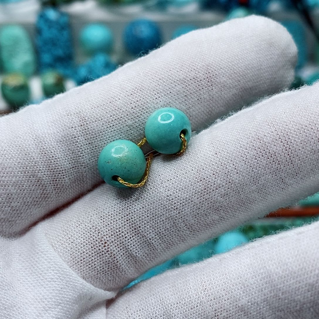 未镶嵌绿松石珠宝奇石