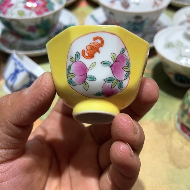 纯手绘精品盖碗杯