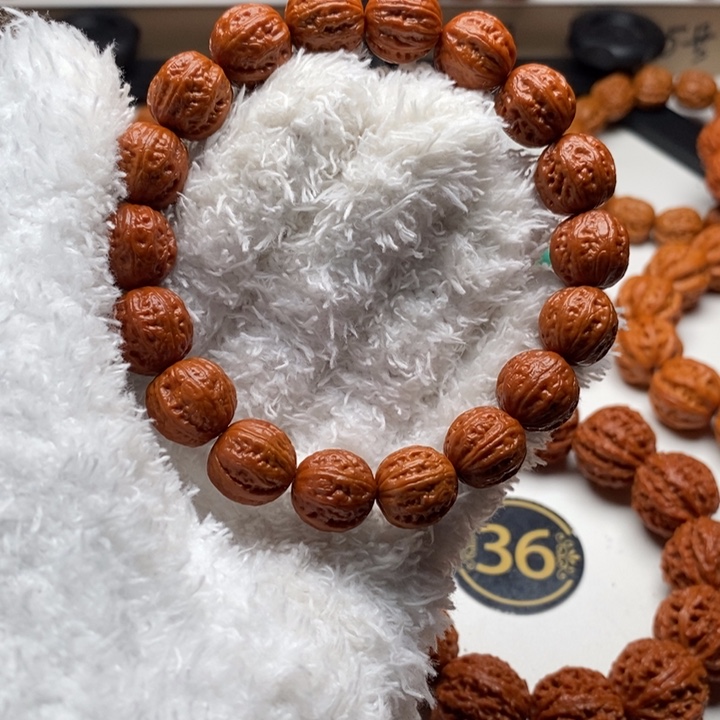 庞***眼吊坠文玩核桃14八棱