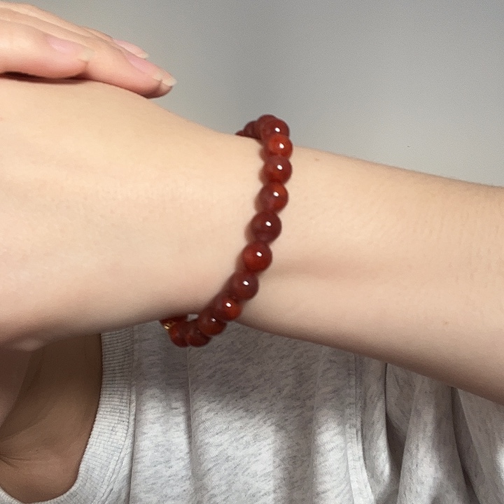 南红玛瑙未镶嵌手串