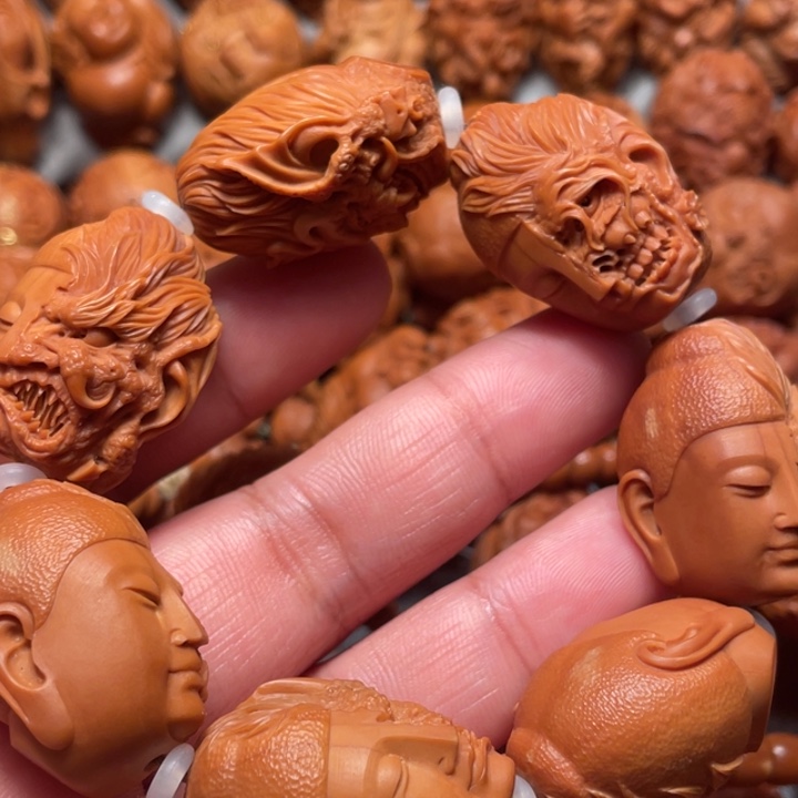 【闪购商品】橄榄核手串/手链佛魔一念。