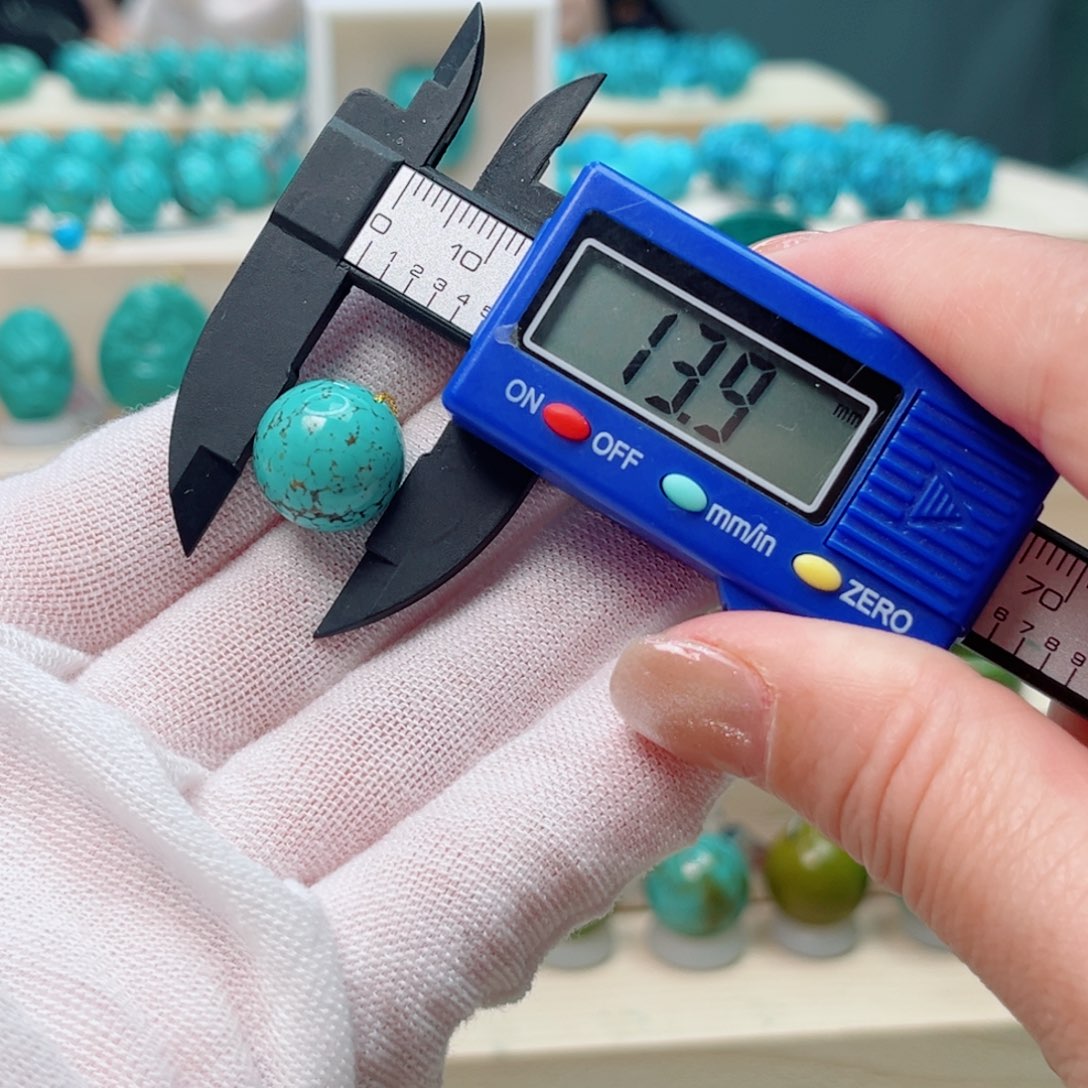 绿松石圆珠未镶嵌