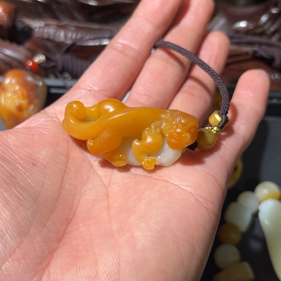 和田玉挂件未镶嵌小*