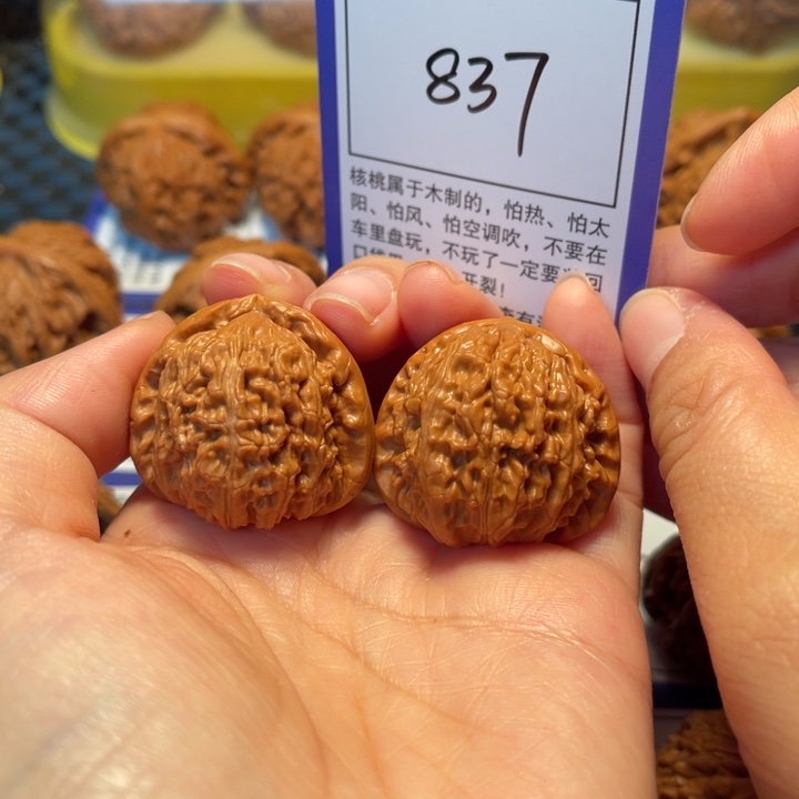 文玩核桃把件837白狮子34