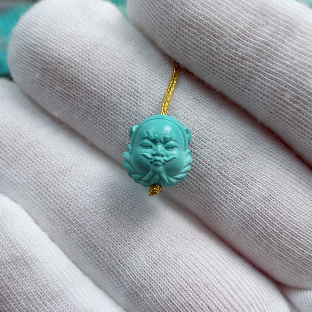 绿松石珠宝奇石未镶嵌辰**瑜