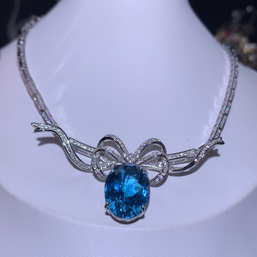 【闪购商品】水晶戒指银S925镶嵌不****～吊坠