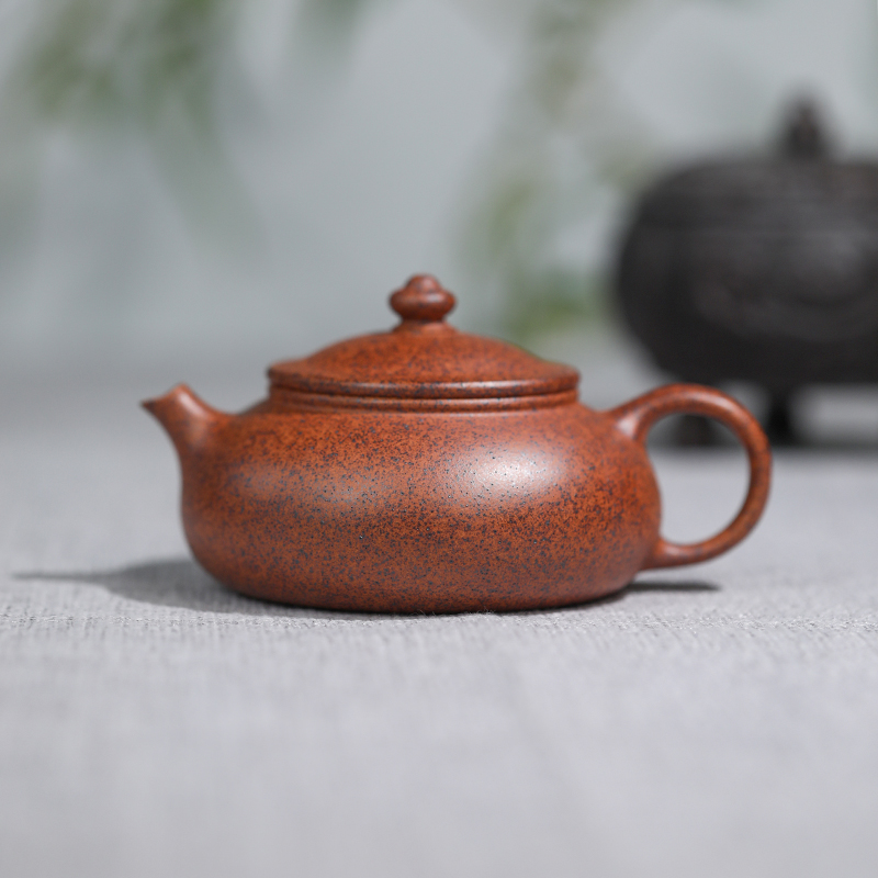 【波浪寒江】原矿天星泥 170cc  手工制作 内推孔 宜兴紫砂壶