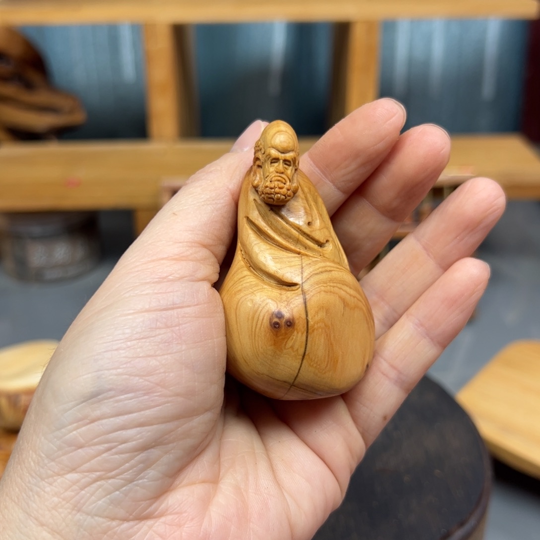 柏木崖柏木摆件手把件，83