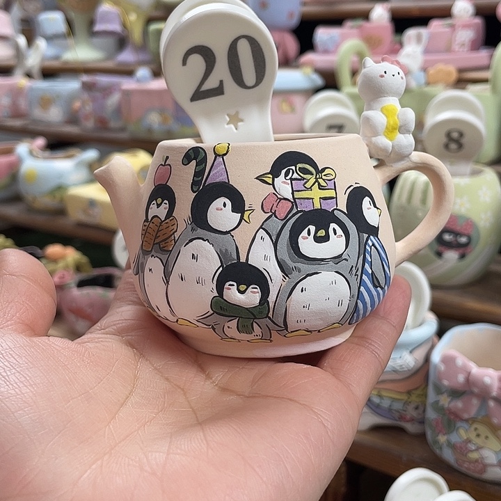 20…..手工手绘花盆
