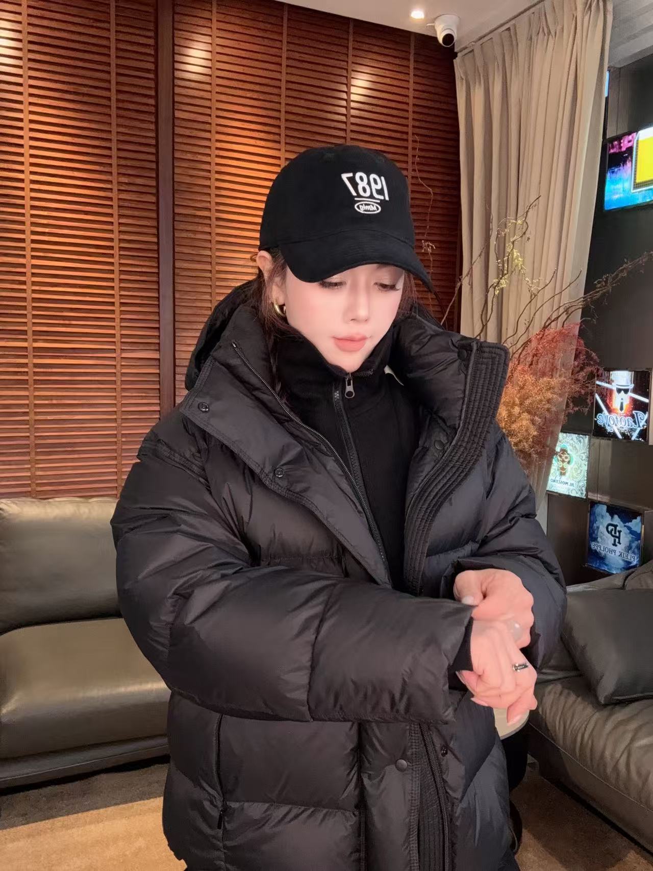 【JDKJ】潮品保暖休闲情侣男女同款微阔龟背冬季羽绒服Y259