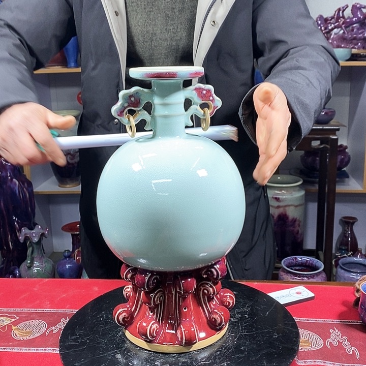 瓶中国神垕精品钧瓷