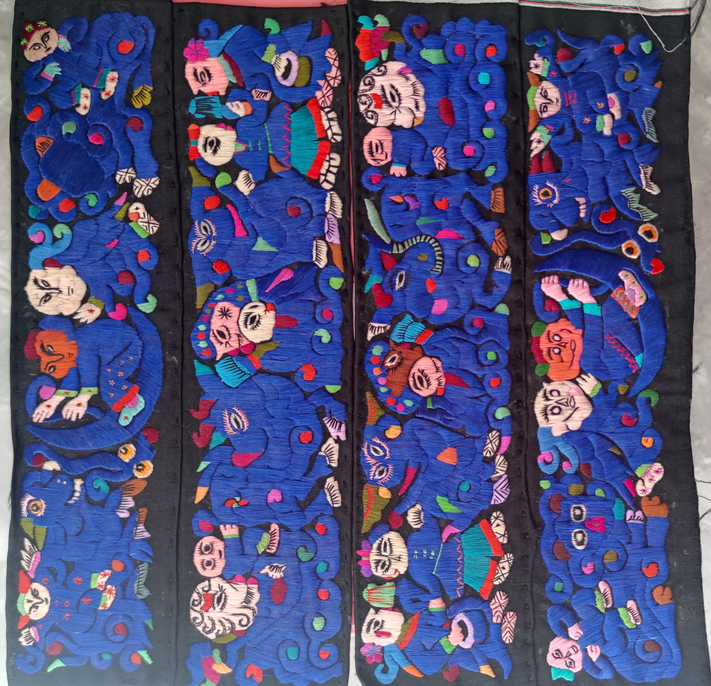 施洞老绣纯手工破线绣