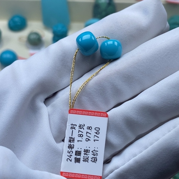 绿松石未镶嵌颈饰