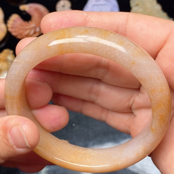 硅化珊瑚（珊瑚玉）手镯未镶嵌62