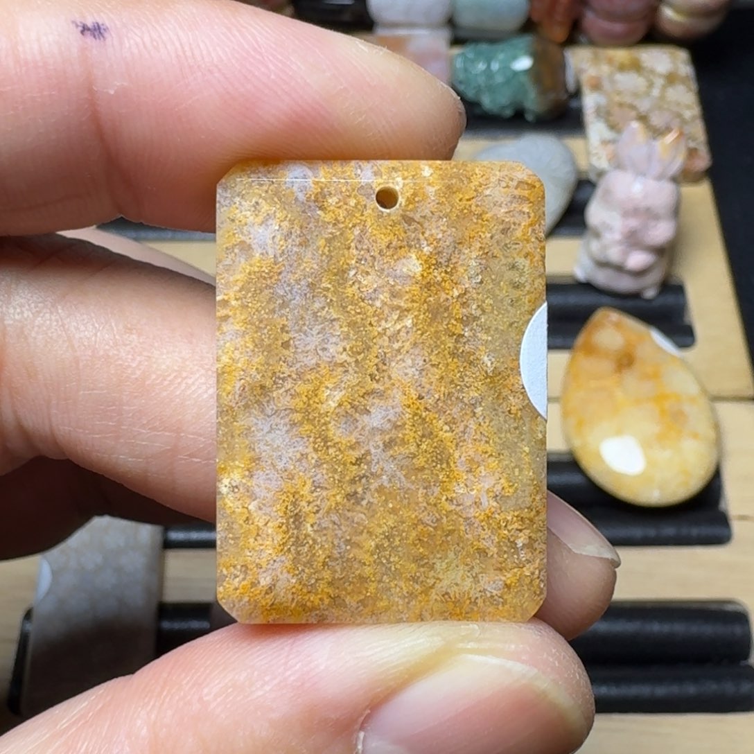 硅化玉纯天然色有机玉石未镶嵌