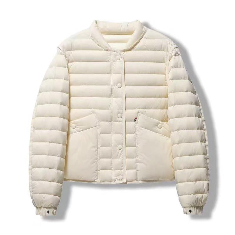 GD 02781冬季新款时尚洋气宽松圆领轻薄羽绒服