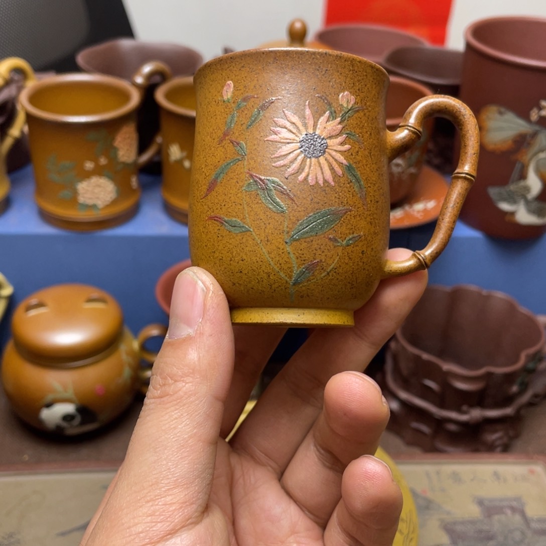 紫砂茶杯紫砂主人杯100cc