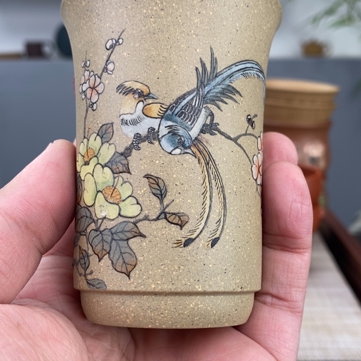 紫砂茶杯宜兴紫砂主人杯