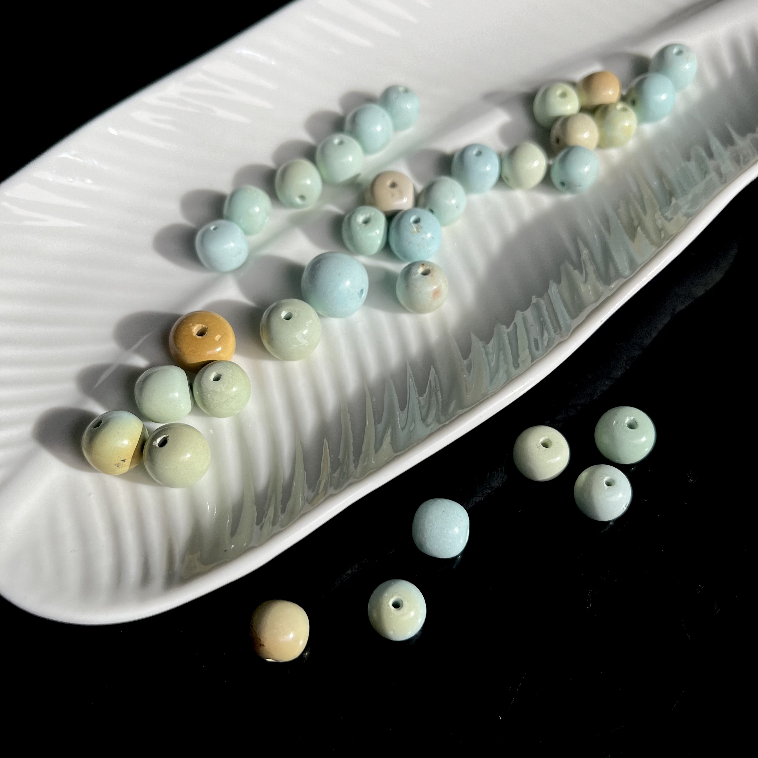 【大鱼甄选】老型单珠diy手串配饰XD61多样性发其一
