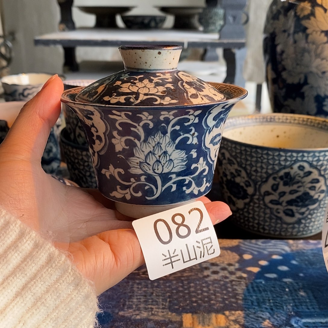 陶手工手绘青花高温陶瓷