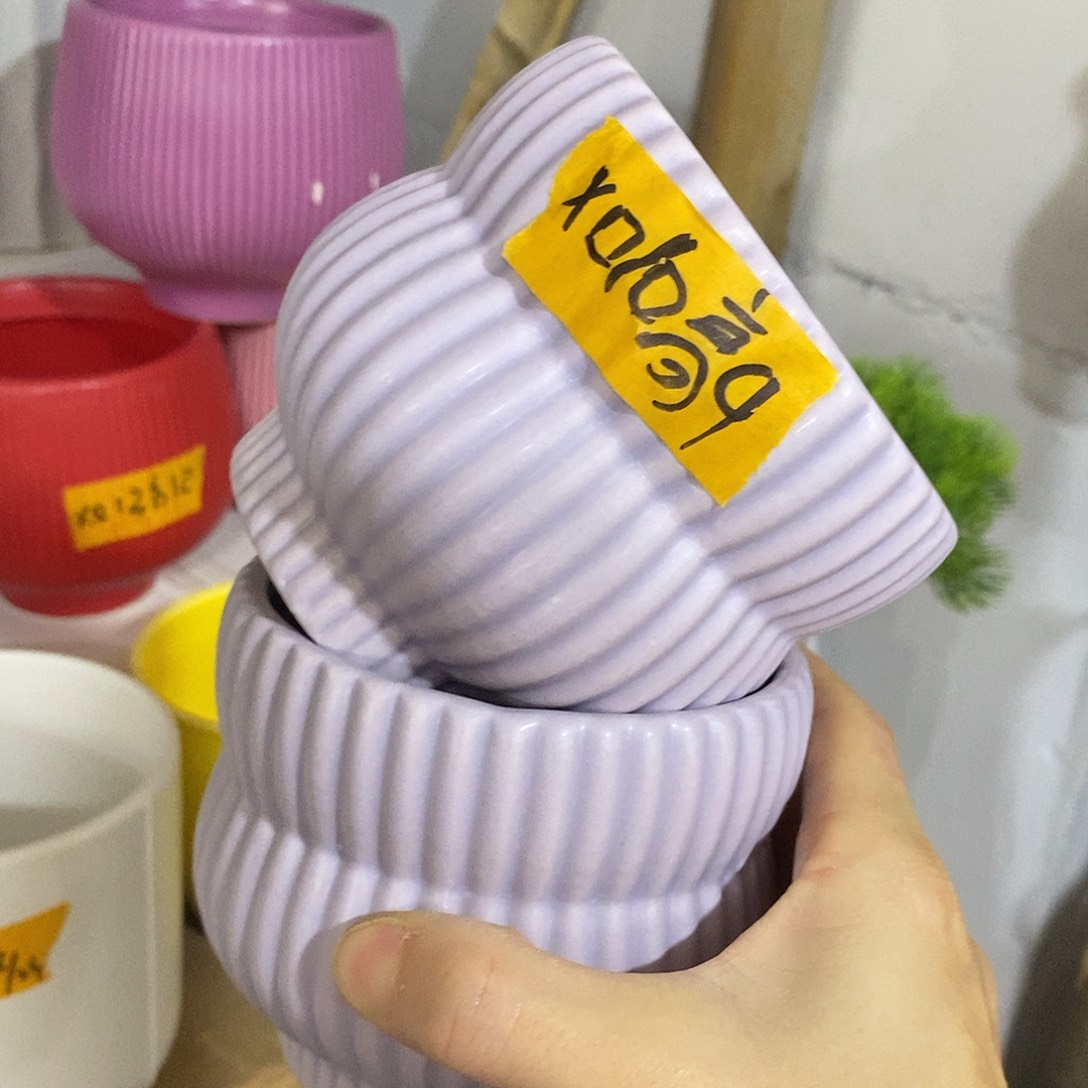 陶杯子陶盆有孔 瑕疵介意勿拍