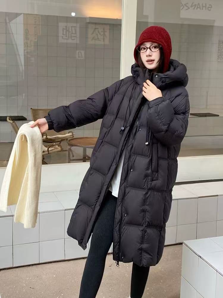 679女士新款长款加厚上衣外套