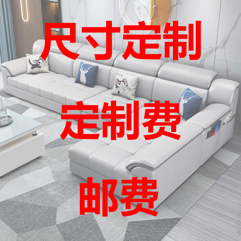 碧卿洛免洗双人沙发定制，运费差价，定制差价专属链接客厅家用简约