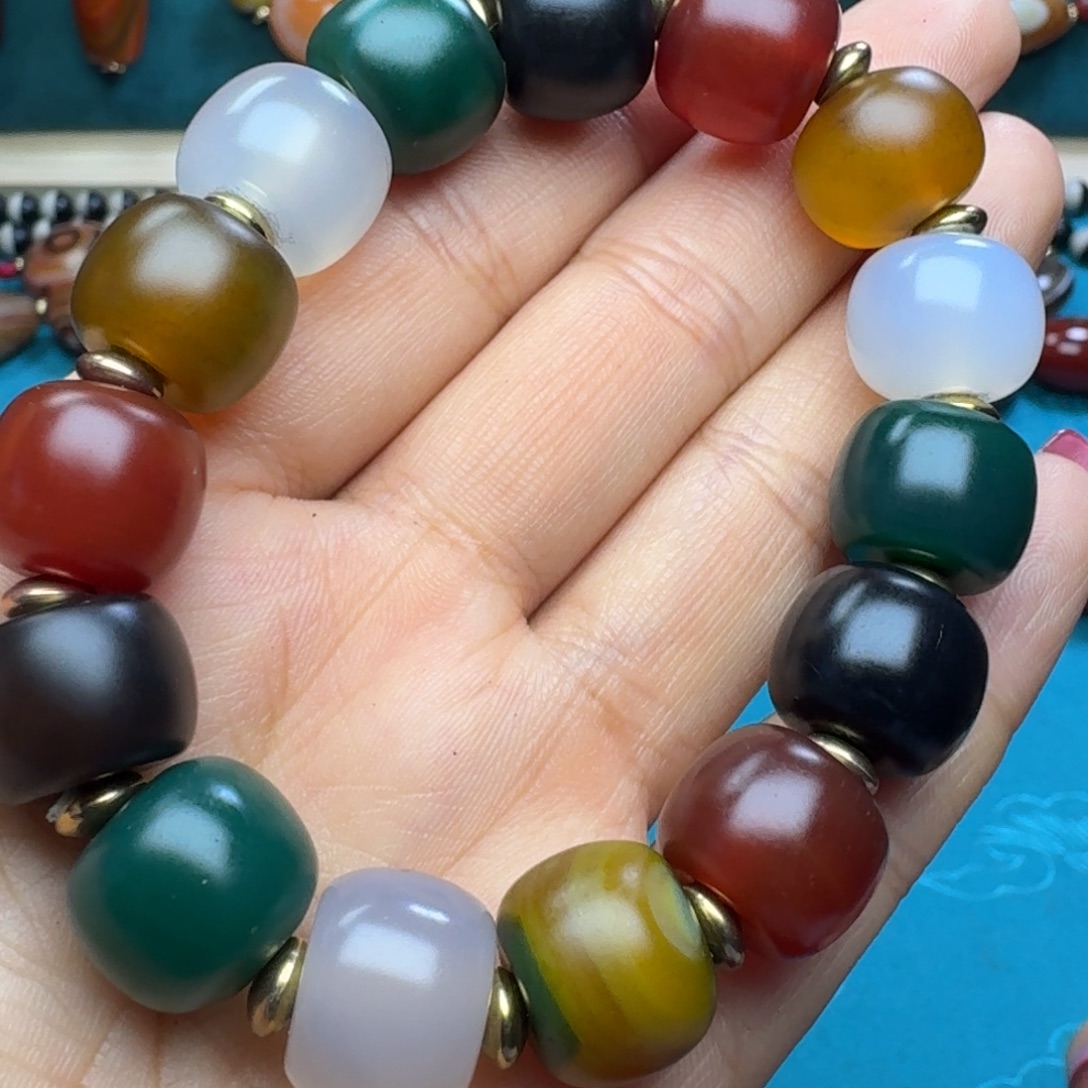 玛瑙/玉髓未镶嵌项链