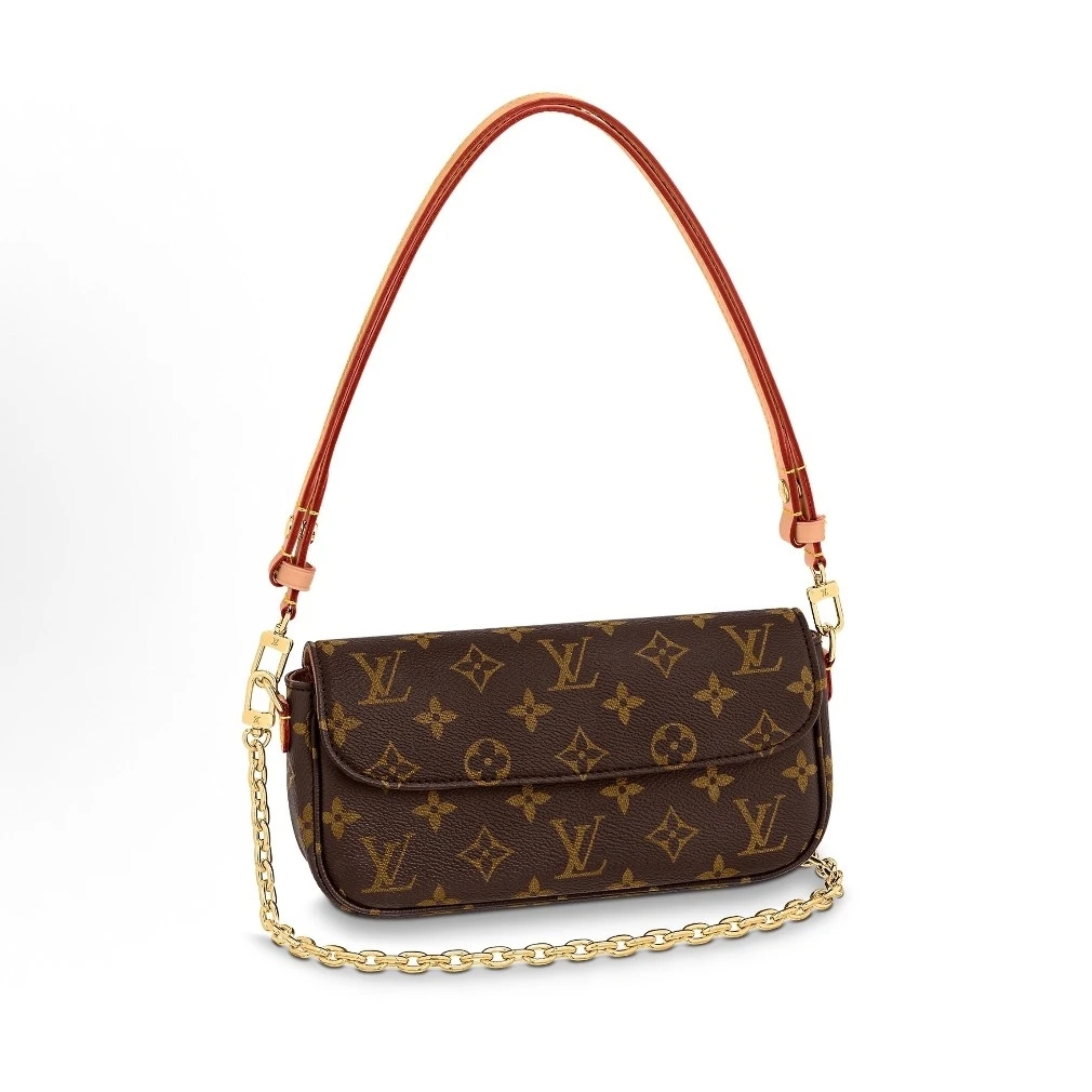 95新 LouisVuitton/路易威登 lv老花ivy链条包单肩包16651500