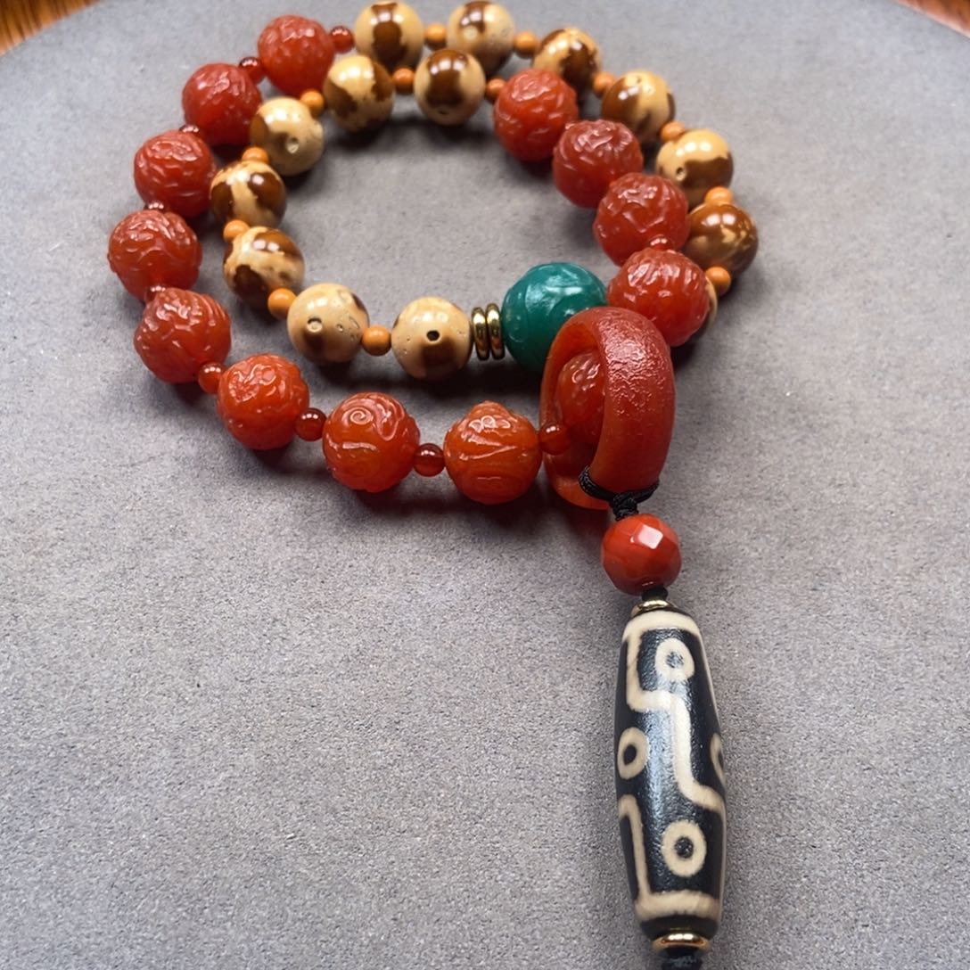 菩提把件未镶嵌熊猫鼠