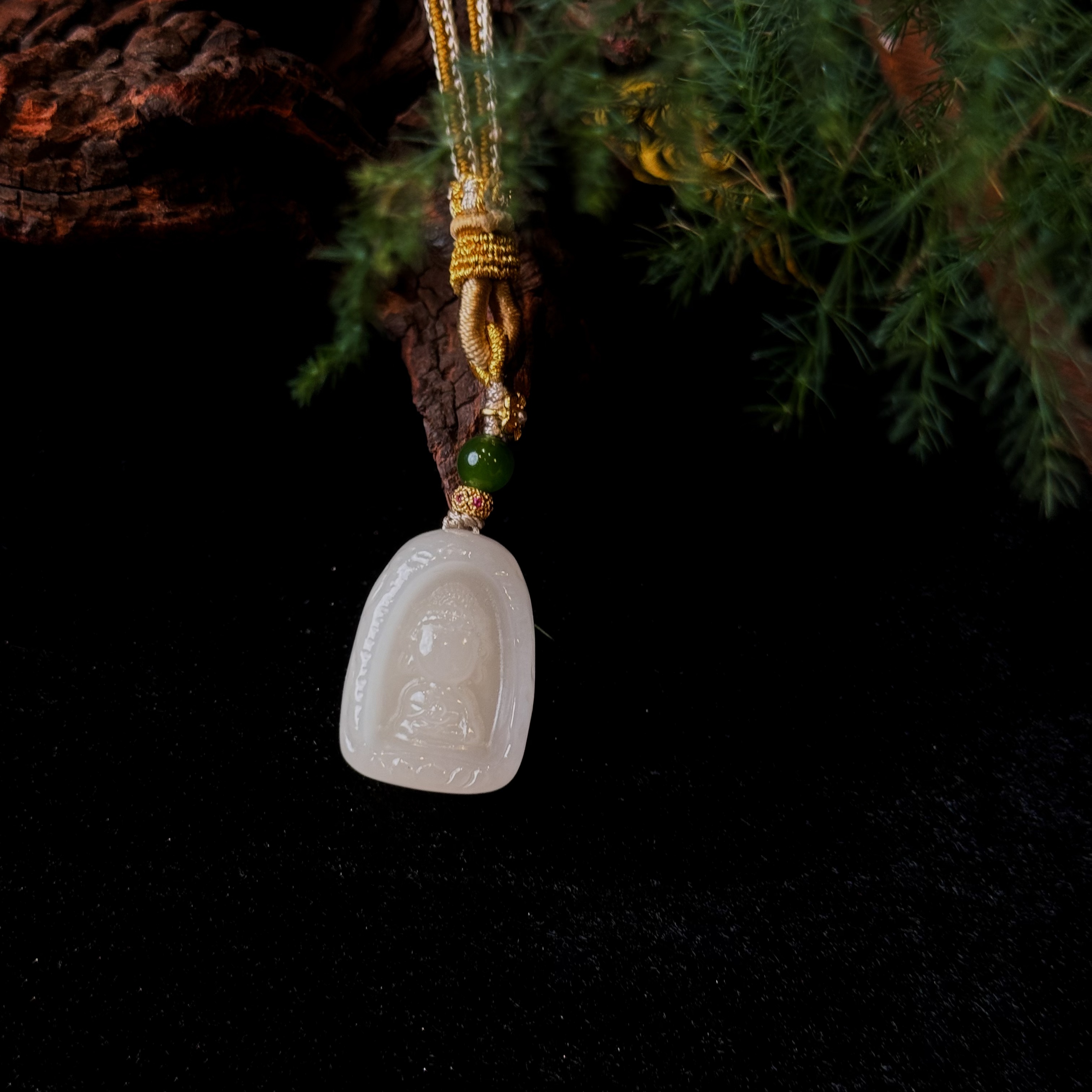 天然和田玉无相佛吊坠拍一发一z（多样性发货）