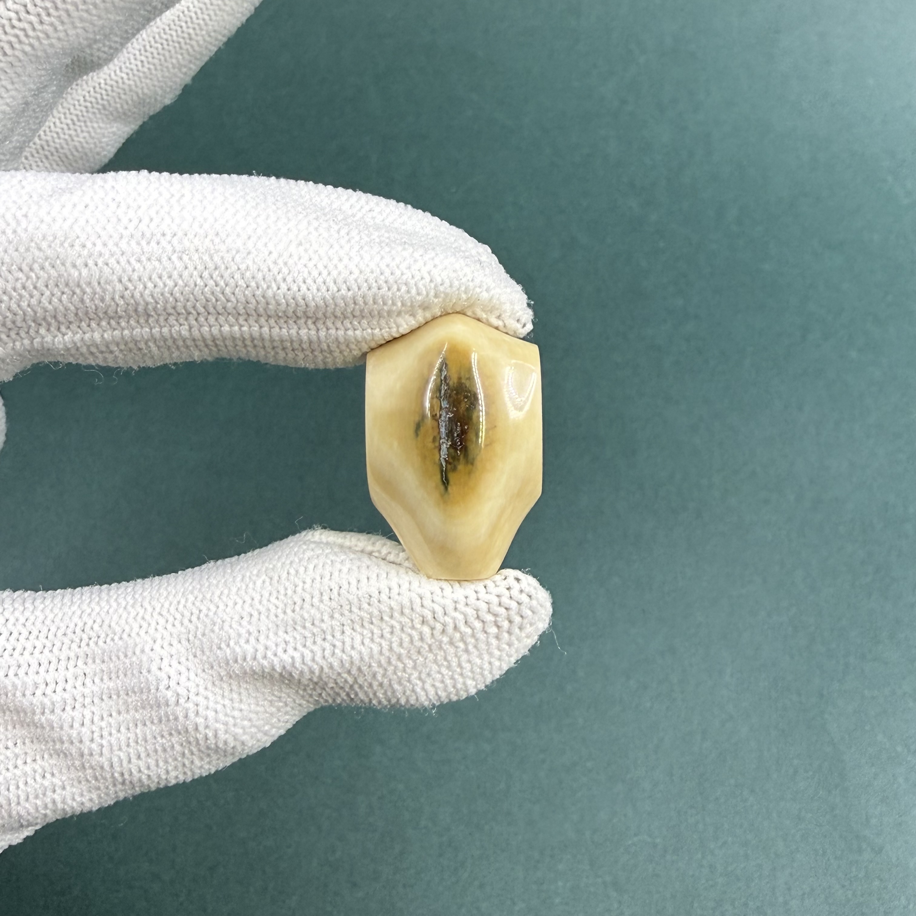 M1534天然猛犸牙 鲨鱼背三通 支持鉴定 假一罚四