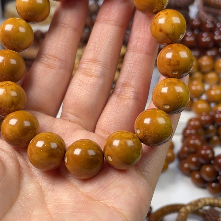 紫金鼠手串14尺寸练手瑕疵款（花皮）