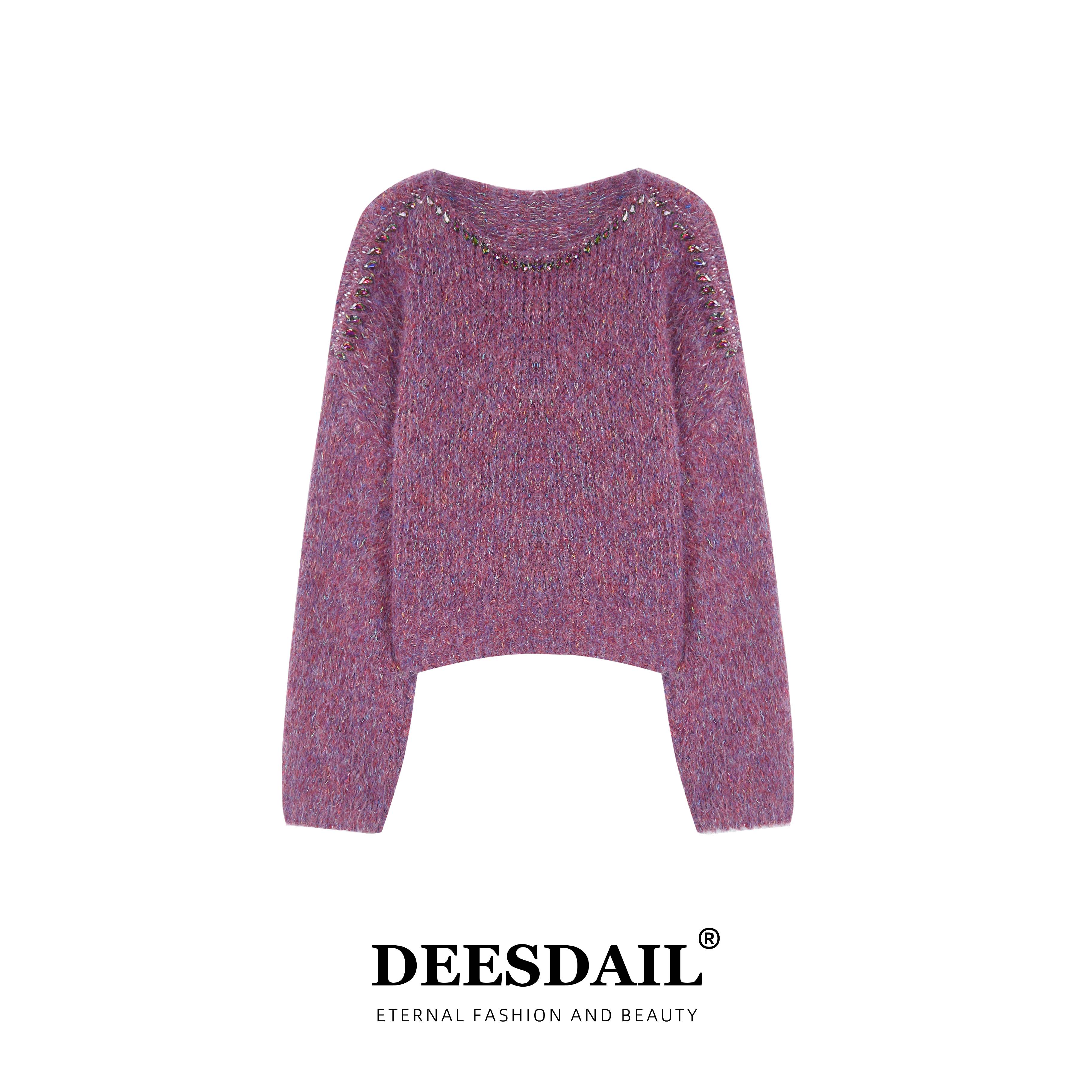 DEESDAIL早秋长袖上衣显瘦小众知性女装A034