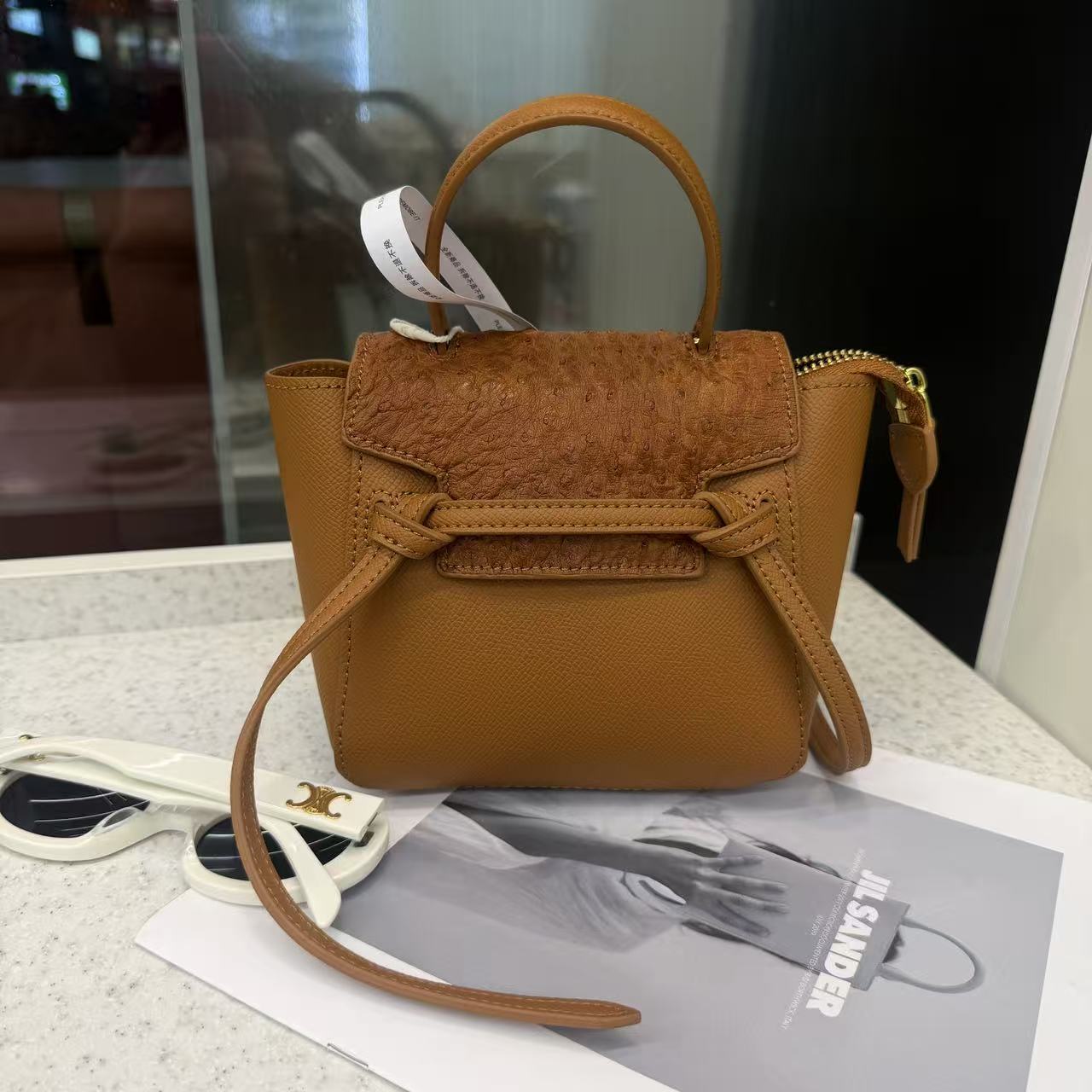 耐磨棕色小包包单肩包甜美风双根编织小方包小众