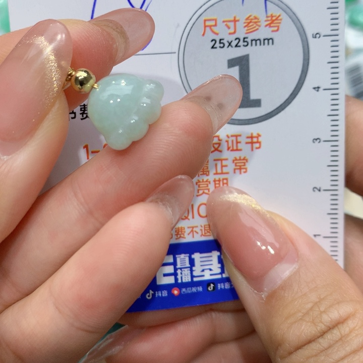 翡翠颈饰未镶嵌猫爪