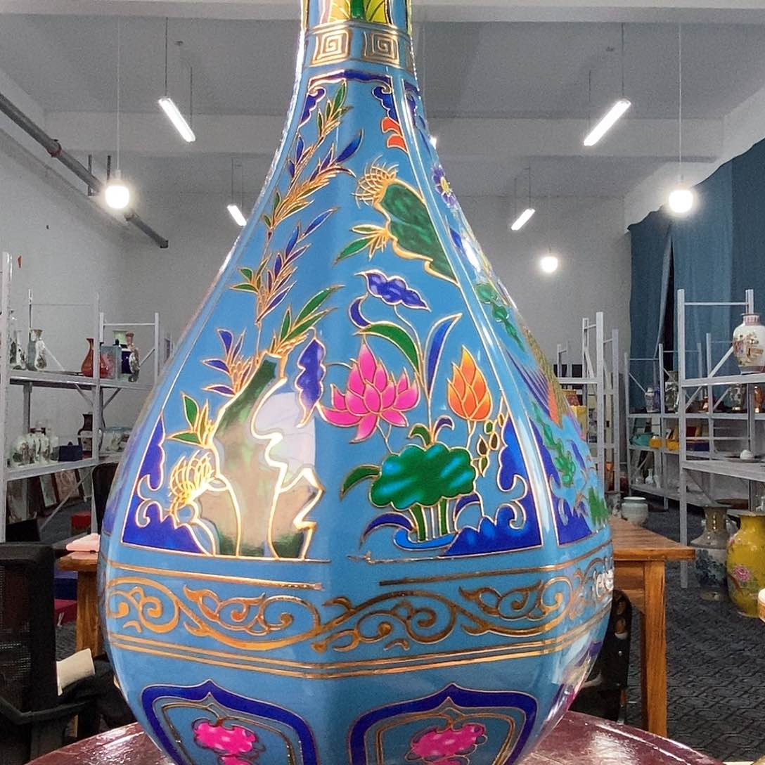 摆件景德镇花瓶陶瓷摆件