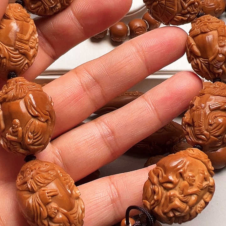 橄榄核手串/手链钟馗串