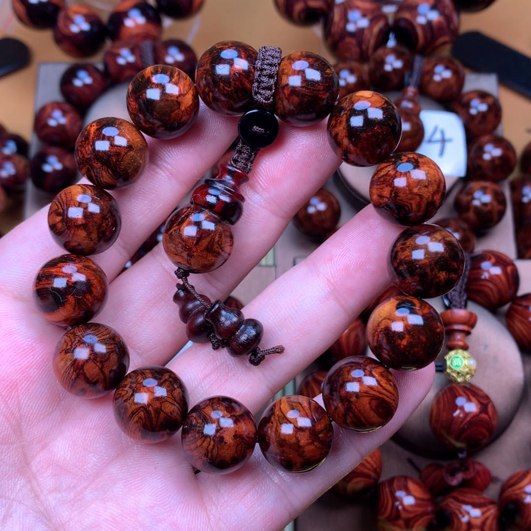 黄花梨/降香黄檀黄花梨手串1.5